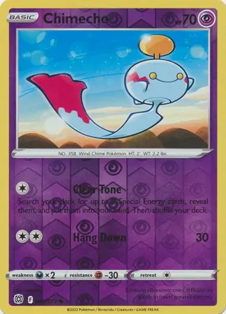 Brilliant Stars Chimecho #63/172 reverse holo